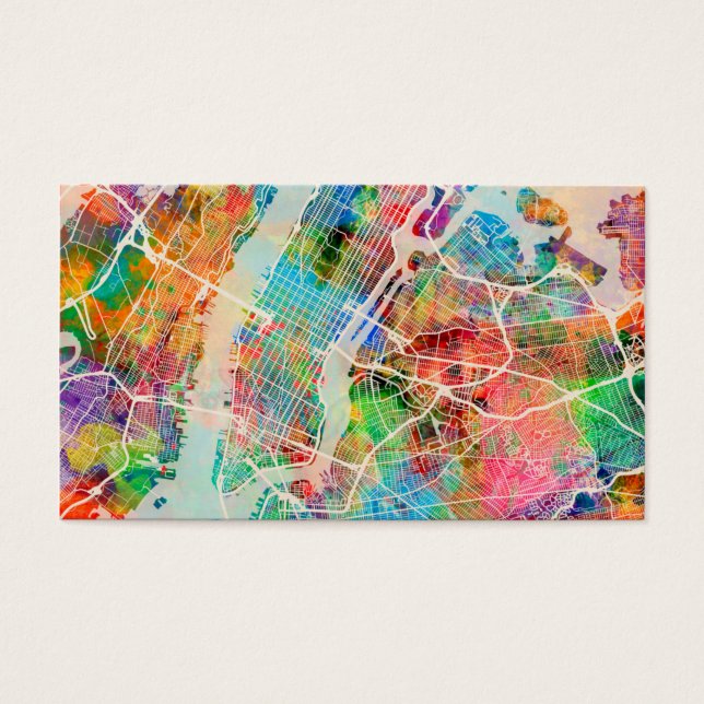 Mapa da Rua Nova Iorque (Frente)