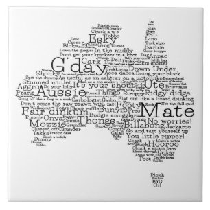 mapa das gírias australianas