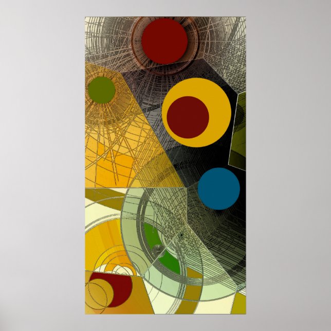 Mapa de 12 - Poster de Abstrato (Frente)