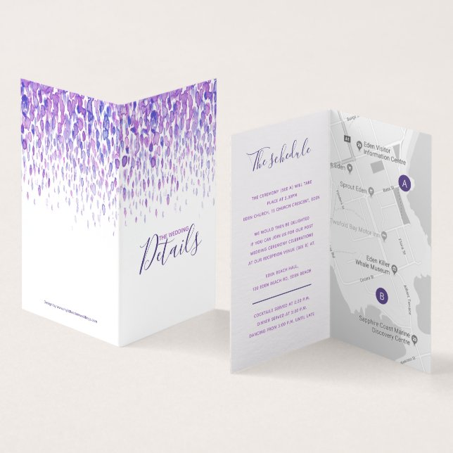 Mapa de agenda de roxo convidado para detalhes do  (Interior e exterior)