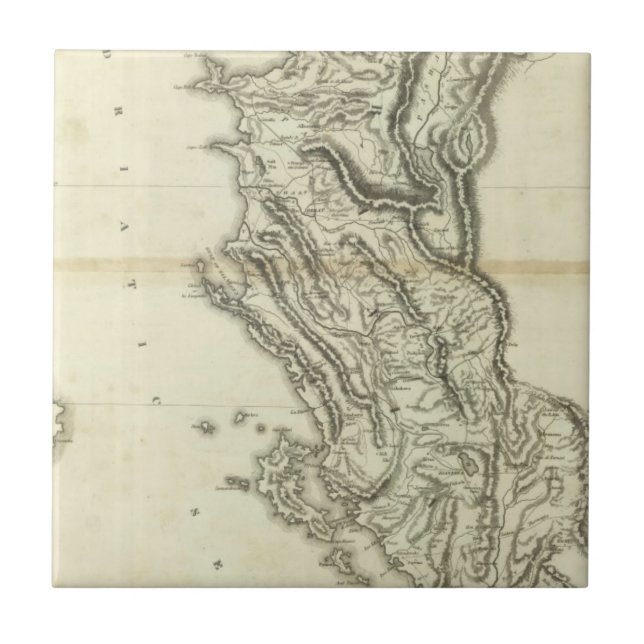 Mapa de Albânia (Frente)