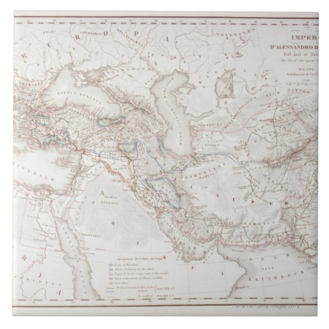 Mapa de Alexander o império dos excelentes (Frente)