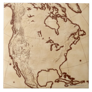 Mapa de America do Norte 2