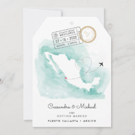 Mapa de Aquarela do México | Puerto Vallarta | Cas