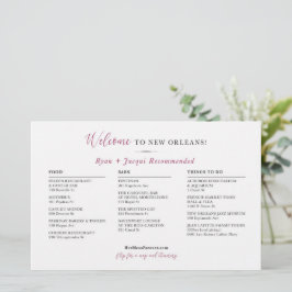 Mapa de Boas-vindas do Dia do Casamento - PERSONAL