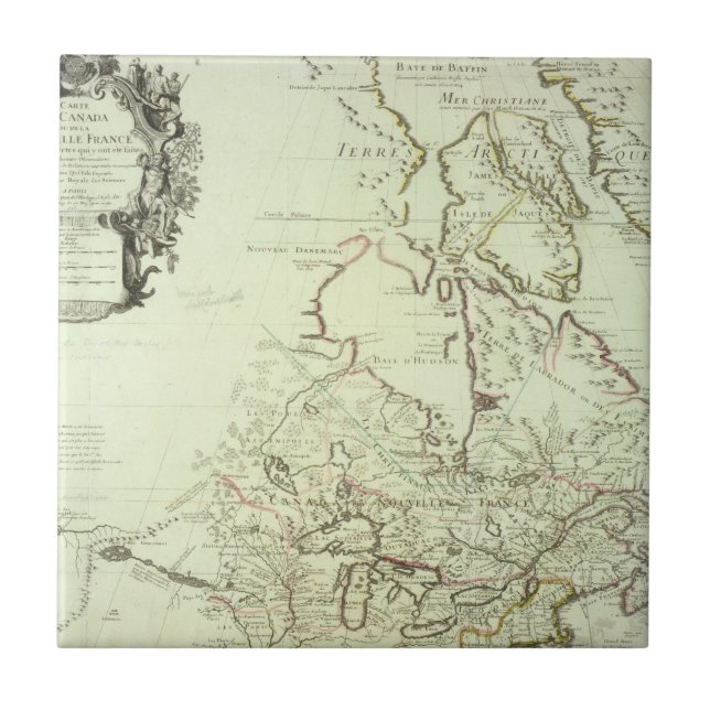 Mapa de Canadá (Frente)