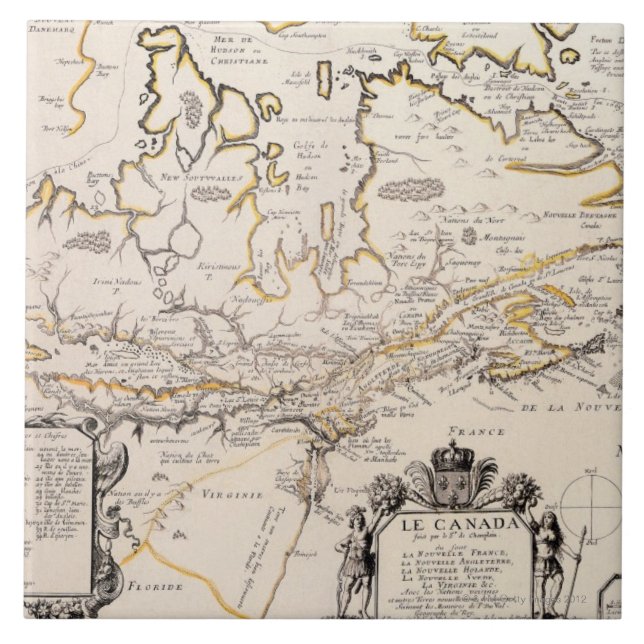 Mapa de Canadá (Frente)