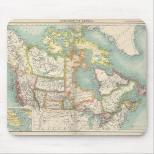 Mapa de Canadá (C. 1900) Mousepad