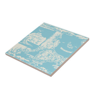 Mapa de Cape Cod do vintage