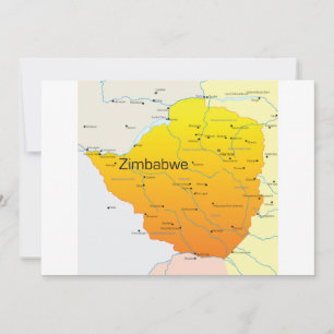 Mapa de Convites do Zimbabué