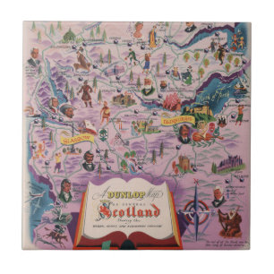 Mapa de Dunlop de Scotland central