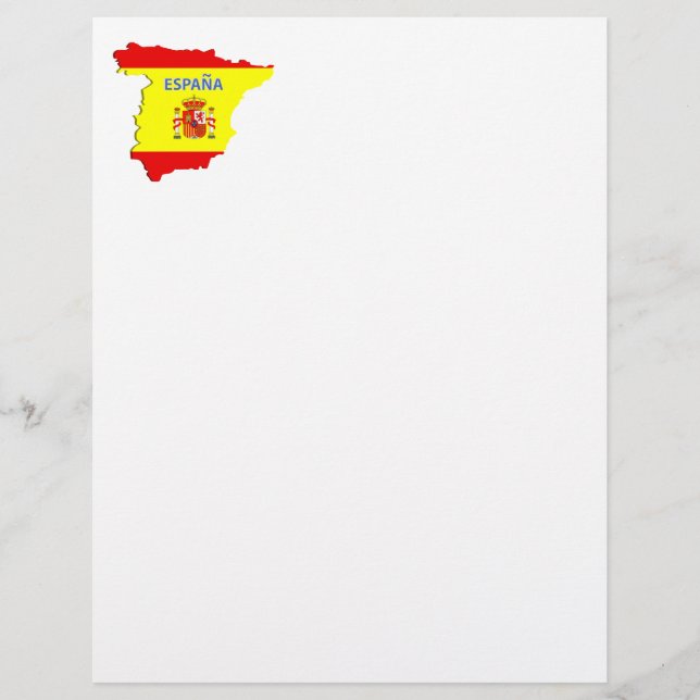 mapa de espanha (Frente)