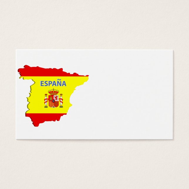 mapa de espanha (Frente)