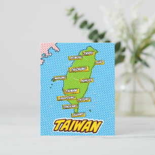 Mapa de Formosa Ilustrado com pop Art