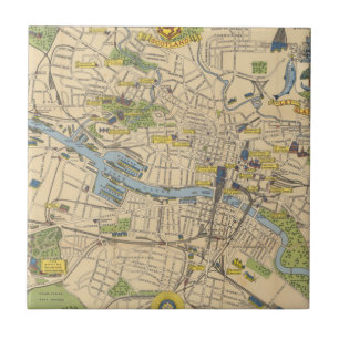 Mapa de Glasgow, Inglaterra