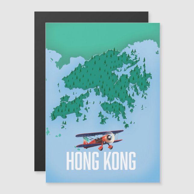 Mapa de Hong Kong (Frente/Verso)