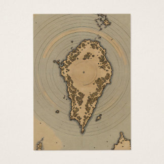 Mapa de Ilha Vintage Antigo Fantasia Cartografia