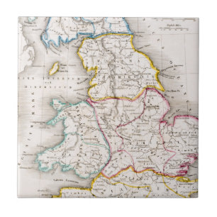 Mapa de Inglaterra Britannia Antiqua