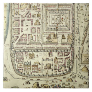 Mapa de Jerusalem e dos arredores, 'de C