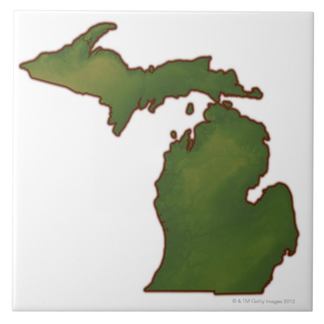 Mapa de Michigan 4 (Frente)