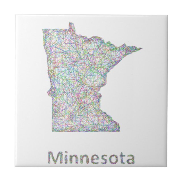 Mapa de Minnesota (Frente)