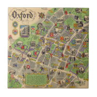 Mapa de Oxford, Inglaterra (estradas de ferro