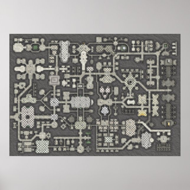 Mapa de Poster Dungeon (Frente)