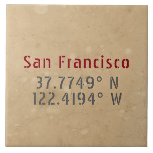 Mapa de São Francisco Coordena Urbano