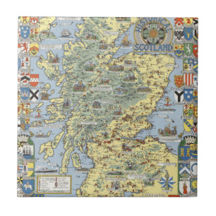 Mapa de Scotland histórico