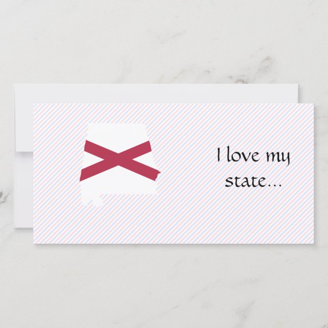 Mapa de Sinalizador do Alabama (Frente)