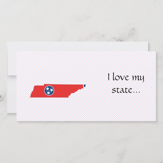 Mapa de Sinalizador do Tennessee (Frente)