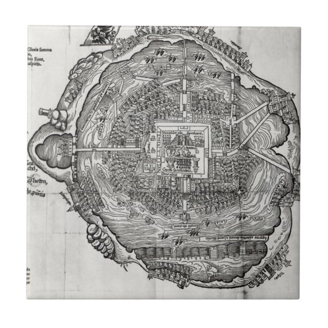 Mapa de Tenochtitlan (Frente)