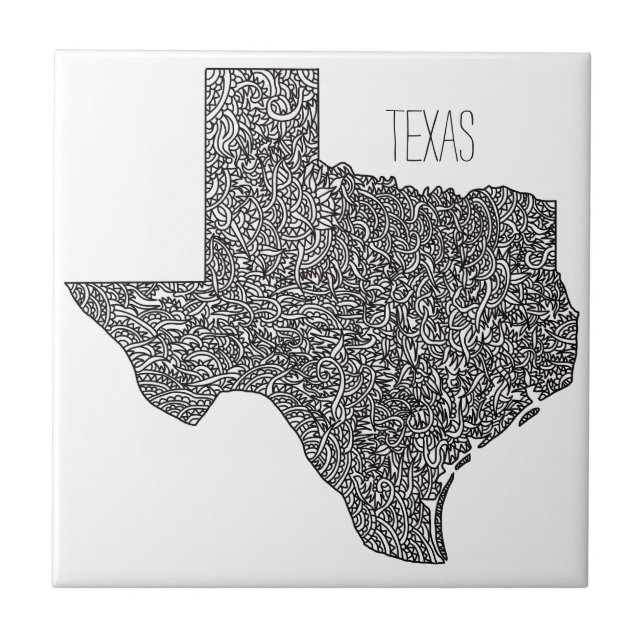 Mapa de Texas (Frente)