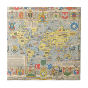 Mapa de United Nations do mundo