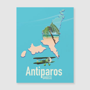 Mapa de viagem de Grécia de de Antiparos