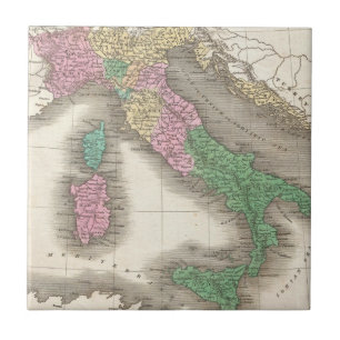 Mapa de Vintage da Itália (1827)