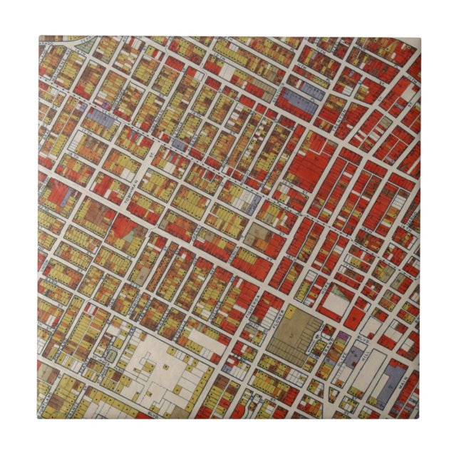 Mapa de WPA de Los Angeles central (Frente)