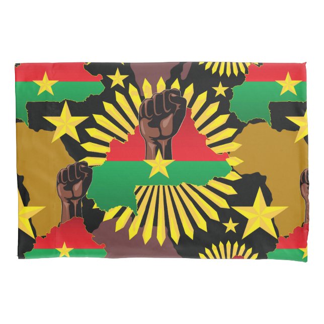 Mapa do Burkina Faso, Bandeira e Resistência à Rev (Frente)