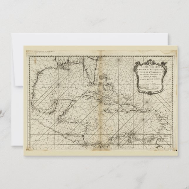 Mapa do Caribe (1749) (Frente)