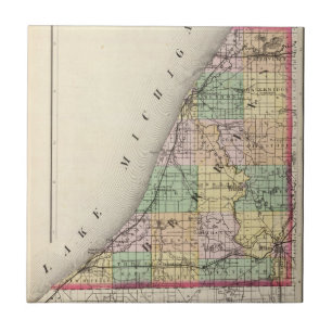 Mapa do Condado de Berrien, Michigan