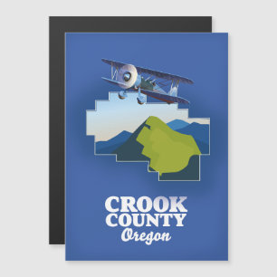 Mapa do Condado de Crook