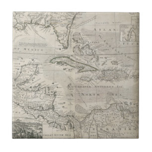 Mapa do   das caraíbas 1715