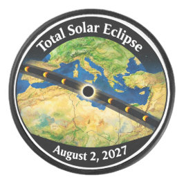Mapa do Eclipse Solar Total de 2027