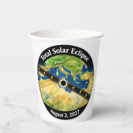 Mapa do Eclipse Solar Total de 2027