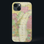 Mapa do estado de Michigan<br><div class="desc">Mapa do estado de Michigan e de território de Wisconsin. Pelo curtidor,  Thomas R. (183). Publicado por "Pensilvânia:  H.S. Curtidor".</div>