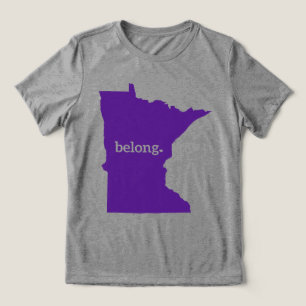 Mapa do Estado do Minnesota Belong