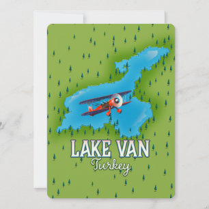 Mapa do Lago Van Turquia