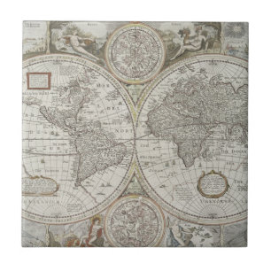 Mapa do mundo 1676
