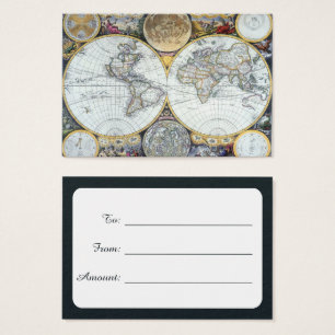 Mapa do mundo antigo, atlas Maritimus pelo