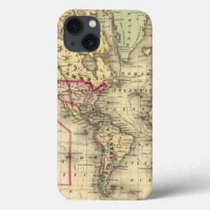 Mapa do mundo com as rotas de mar dos exploradores